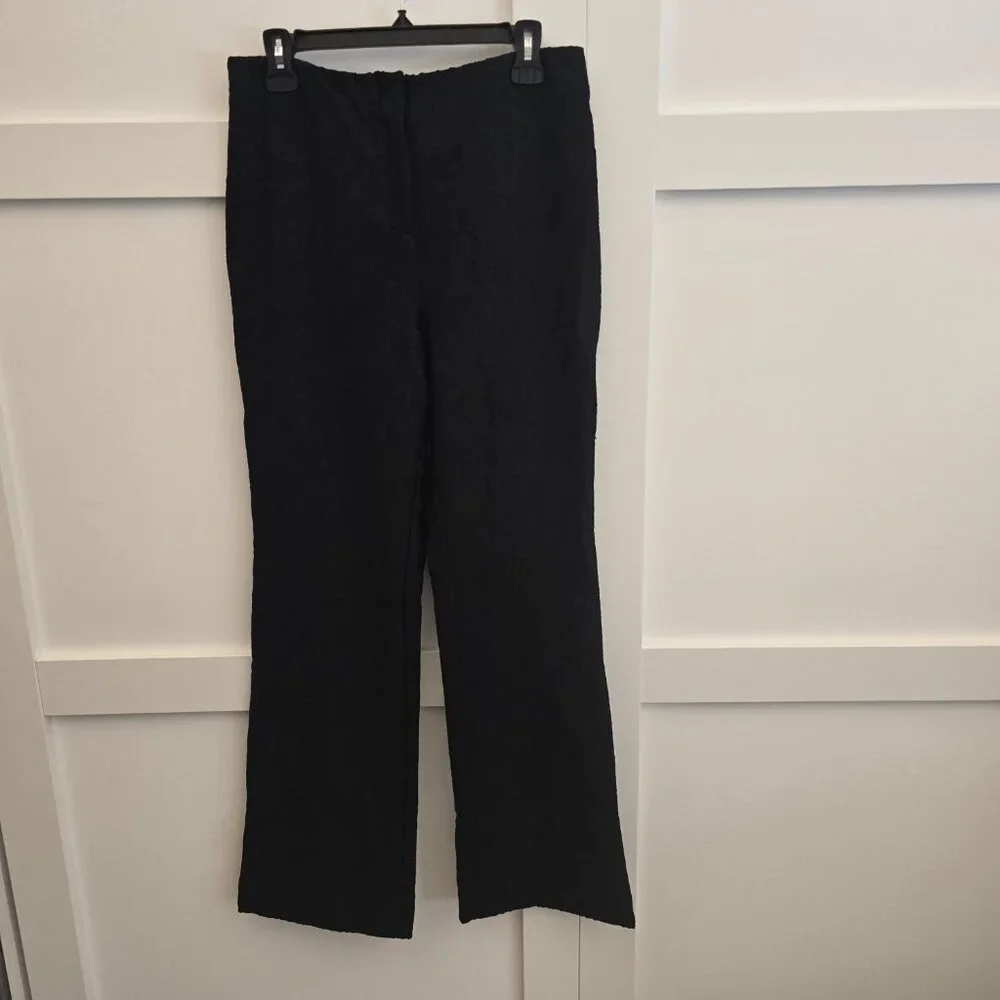 Chico's Black Label Lace Wide Leg Pants - 8 Reg - Black NWT - Picture 5 of 13